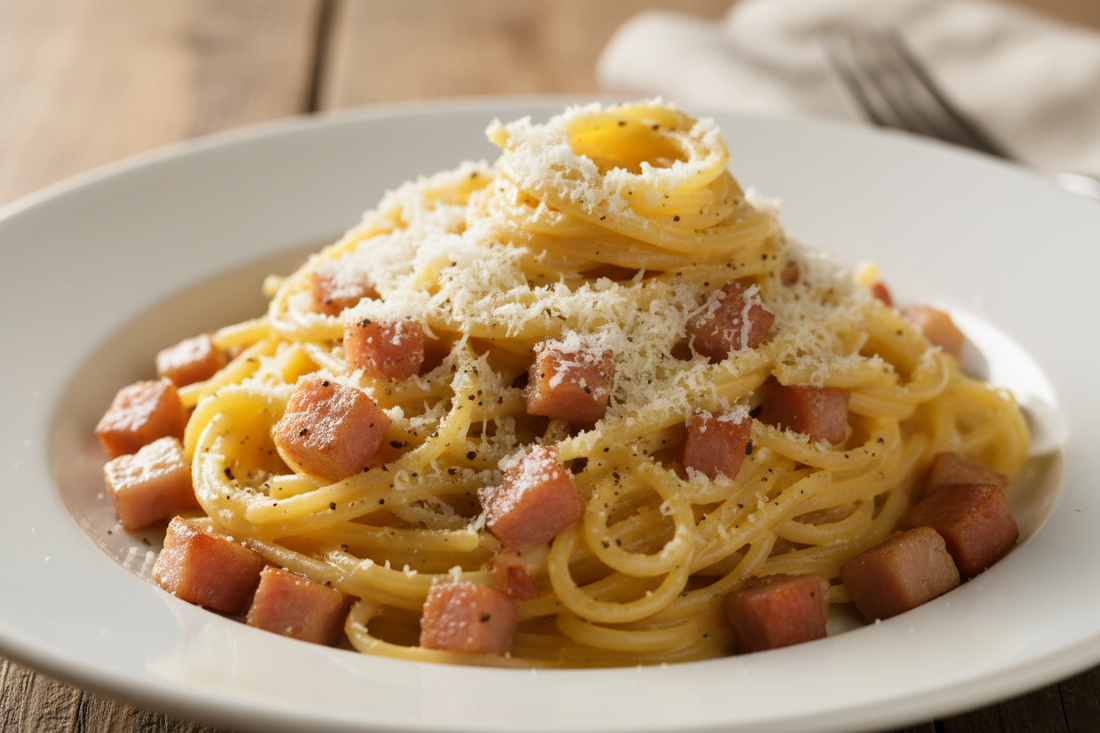 Espaguetis a la Carbonara: Receta Italiana Auténtica