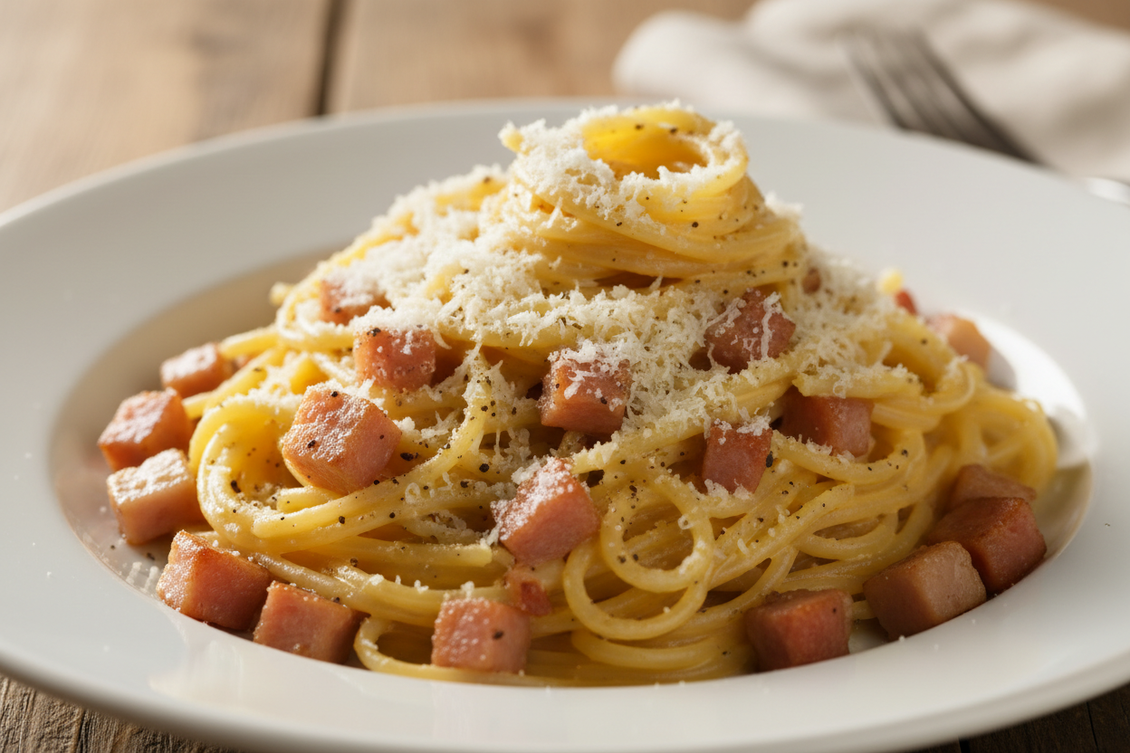 Espaguetis a la Carbonara: Receta Italiana Auténtica